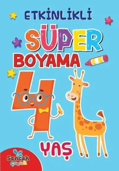 Etkinlikli Süper Boyama - 4 Yaş