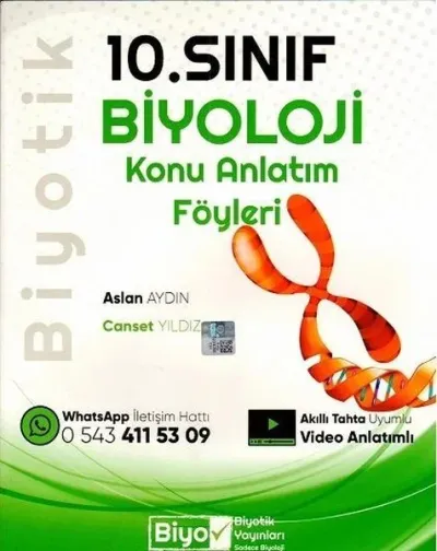 2022 10.Sınıf Biyoloji Konu Anlatım Föyleri