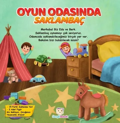 Saklambaç Kitabı - Oyun Odasında (Ciltli)
