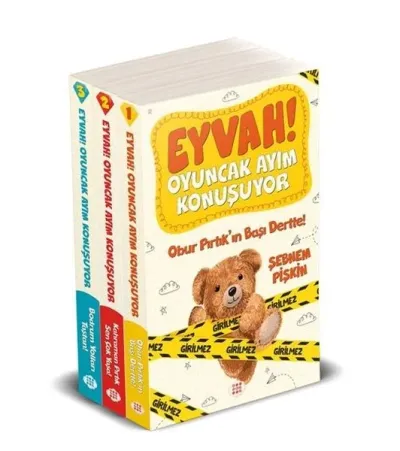 Eyvah! Oyuncak Ayım Konuşuyor Set (3 Kitap Takım)
