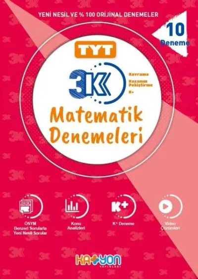TYT 3K Matematik Denemeleri-10 Deneme