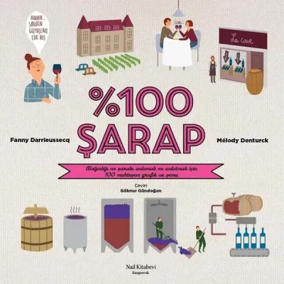 100 Şarap - Bağcılığı ve Şarabı Anlamak ve Anlatmak İçin 100 Muhteşem Grafik ve Şema (Ciltli)
