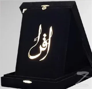 Kur'an-ı Kerim (Orta Boy-Kadife Kutulu Siyah Renk) (Ciltli)