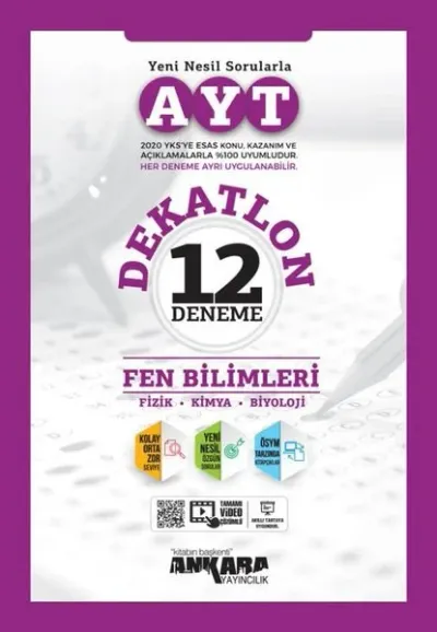 AYT Fen Bilimleri Dekatlon Denemeleri ( 12 Adet )