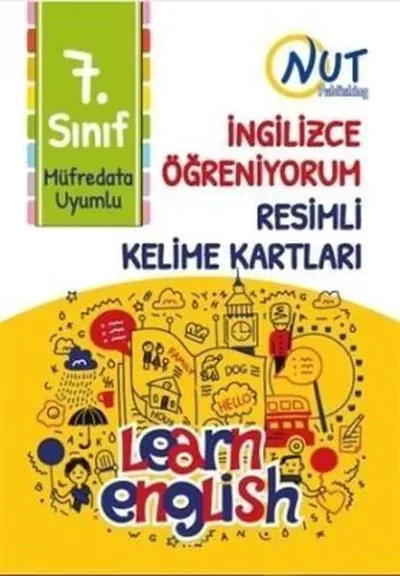 7.Sınıf İngilizce Öğreniyorum-Resimli Kelime Kartları
