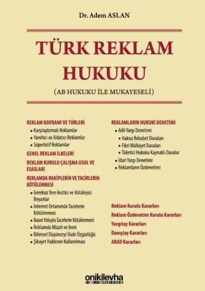 Türk Reklam Hukuku (Ciltli)