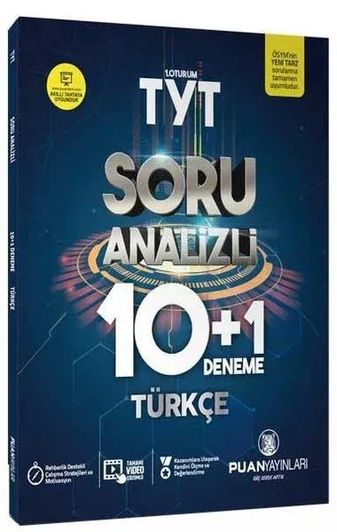 Puan TYT Türkçe Soru Analizi 10+1 Deneme