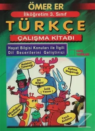 İlköğretim 3. Sınıf Türkçe Çalışma Kitabı