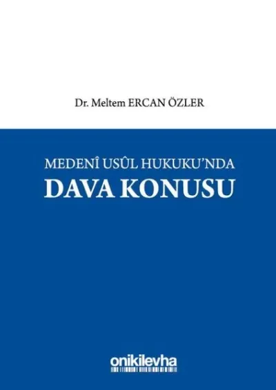 Medeni Usul Hukuku'nda Dava Konusu (Ciltli)