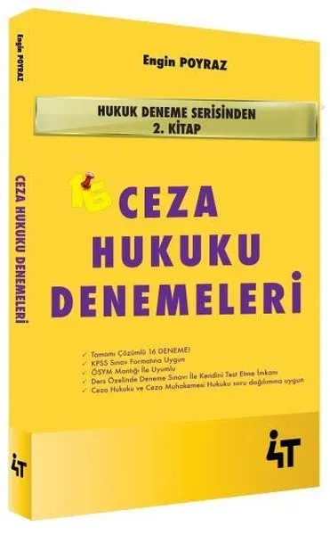 Hukuk Deneme Serisi 2. Kitap: Ceza Hukuku Denemeleri