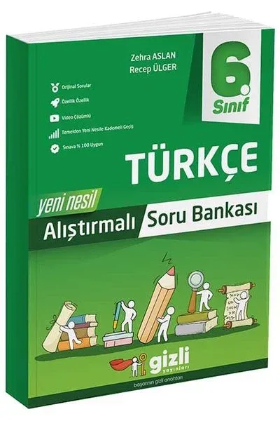 6. Sınıf Türkçe Yeni Nesil Alıştırmalı Soru Bankası