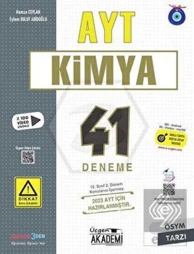 AYT 1.Dönem Kimya 41 Deneme