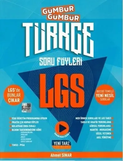 2022 8.Sınıf LGS Türkçe Gümbür Gümbür Soru Föyleri