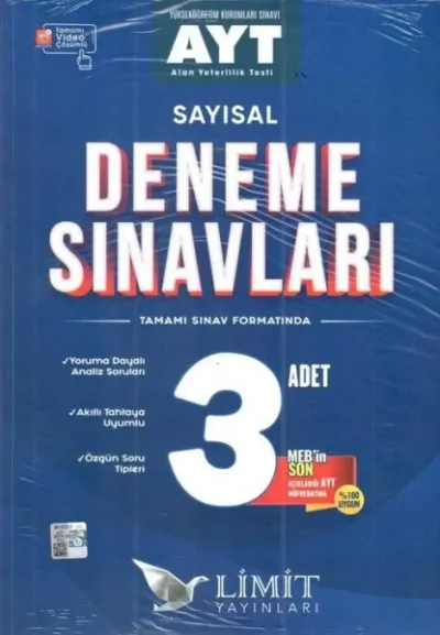 AYT 1.Dönem Sayısal 3'lü Deneme