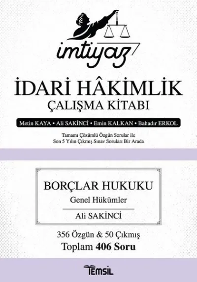 İmtiyaz İdari Hakimlik Soru Bankası
