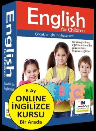 Çocuklar için İngilizce Seti (Ciltli)
