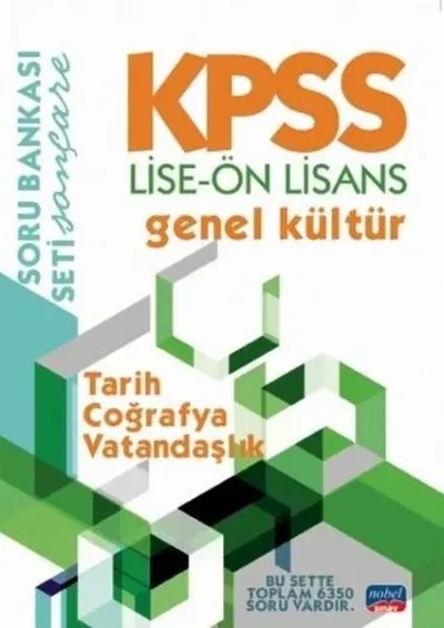KPSS Lise - Ön Lisans Genel Kültür Soru Bankası - Tarih - Coğrafya - Vatandaşlık
