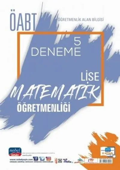 ÖABT Lise Matematik Öğretmenliği-Öğretmenlik Alan Bilgisi - 5 Deneme