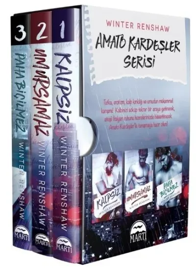 Amato Kardeşler Serisi (3 Kitap Takım)