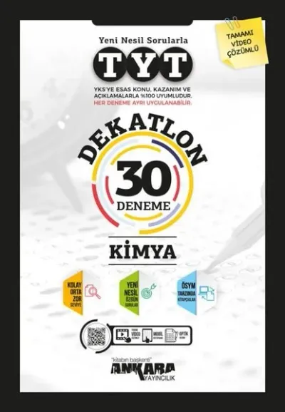 TYT Kimya Dekatlon 30 Deneme