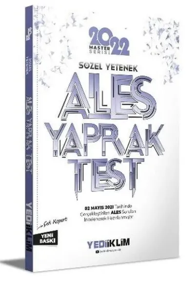 2022 ALES Sözel Yetenek Çek Kopart Yaprak Test