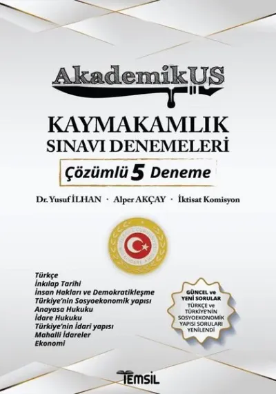 AkademikUS Kaymakamlık Sınavı Çözümlü 5 Deneme