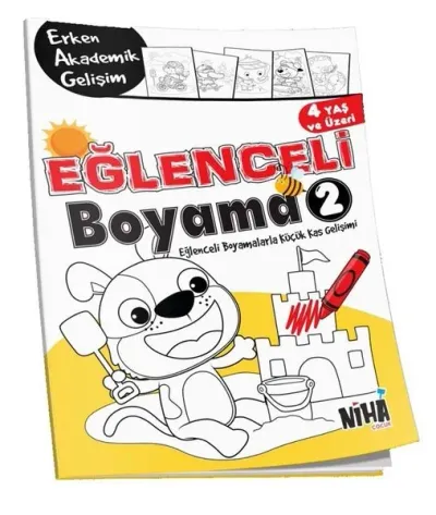 4 Yaş ve Üzeri Eğlenceli Boyama 2