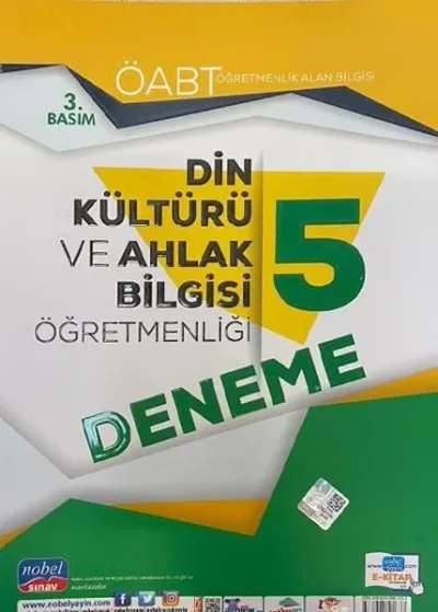 ÖABT Din Kültürü ve Ahlak Bilgisi Öğretmenliği - Öğretmenlik Alan Bilgisi - 5 Deneme