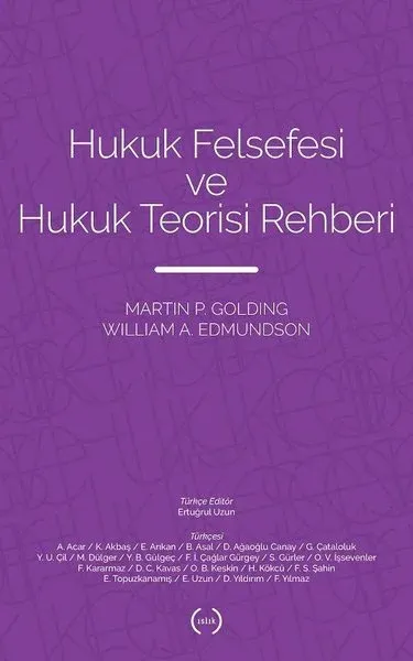 Hukuk Felsefesi ve Hukuk Teorisi Rehberi