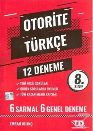 8.Sınıf Türkçe Otorite 12 Deneme