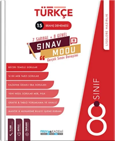 8. Sınıf Türkçe 15 Branş Denemesi