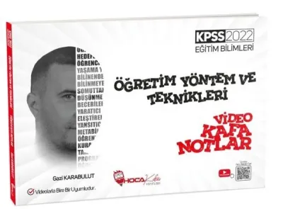 2022 KPSS Eğitim Bilimleri Öğretim Yöntem ve Teknikleri Video Kafa Not
