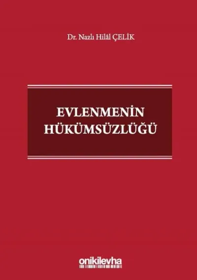 Evlenmenin Hükümsüzlüğü (Ciltli)