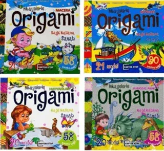 Origami Çocuklar İçin (4 Kitap Takım)