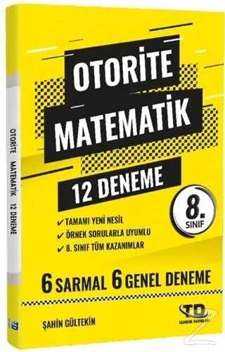 LGS Matematik 8. Sınıf 12 Deneme Otorite