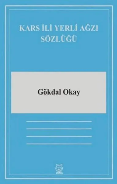 Kars İli Yerli Ağzı Sözlüğü