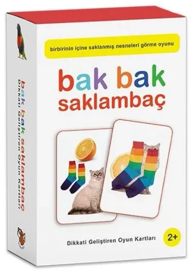 Bak Bak Saklambaç-Dikkati Geliştiren Oyun Kartları 2+