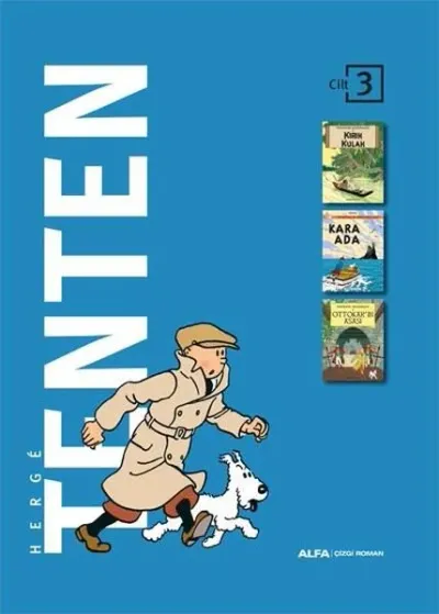 Tenten Cilt 3 - Üç Kitap Bir Arada - Kutulu (Ciltli)