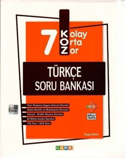 7.Sınıf KOZ Türkçe Soru Bankası
