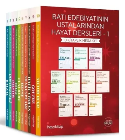 Batı Edebiyatının Ustalarından Hayat Dersleri - 1 (10 Kitap) Özgün Oza