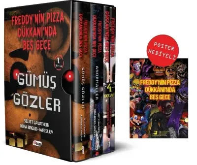 Freddy'nin Pizza Dükkanı'nda Beş Gece Serisi Seti (3 Kitap Takım)