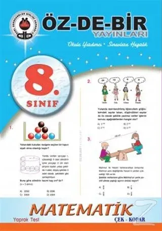 8. Sınıf Matematik Çek Kopar Yaprak Test