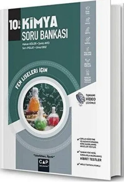 10.Sınıf Fen Lisesi Kimya Soru Bankası Çap Yayınları