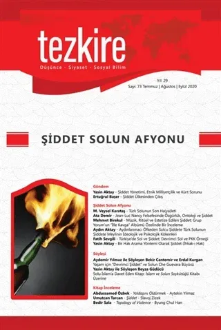 Tezkire Dergisi Sayı: 73 Temmuz-Ağustos-Eylül 2020
