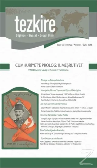 Tezkire Dergisi Sayı: 65 Temmuz - Ağustos - Eylül 2018