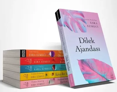 Esra Ezmeci Seti - Defter Hediyeli 5 Kitap Takım Dilek Ajandası Hediyeli