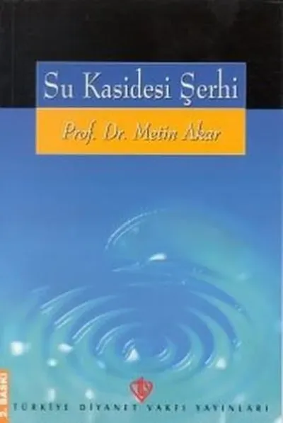 Su Kasidesi Şerhi %10 indirimli Fuzuli
