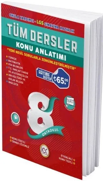 8.Sınıf LGS Tüm Dersler Konu Anlatımı