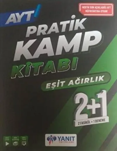AYT Pratik Kamp Eşit Ağırlık 2+1 - MEB Yeni Müfredat