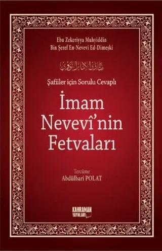 Şafiiler İçin Sorulu Cevaplı İmam Nevevi'nin Fetvaları (Ciltli)